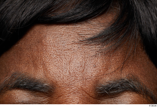 HD Face skin references Kymbrea Porter eyebrow forehead skin pores…